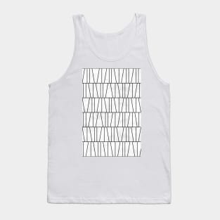 Mid-Century Modern Pattern No.6 - White Concrete Tank Top